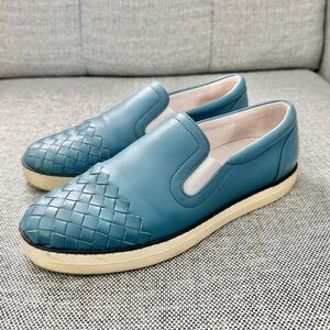 Bottega Veneta Intrecciato Leather Loafers